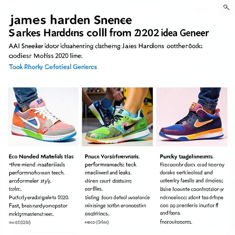 james harden sneaker coll from 2020 idea gener website