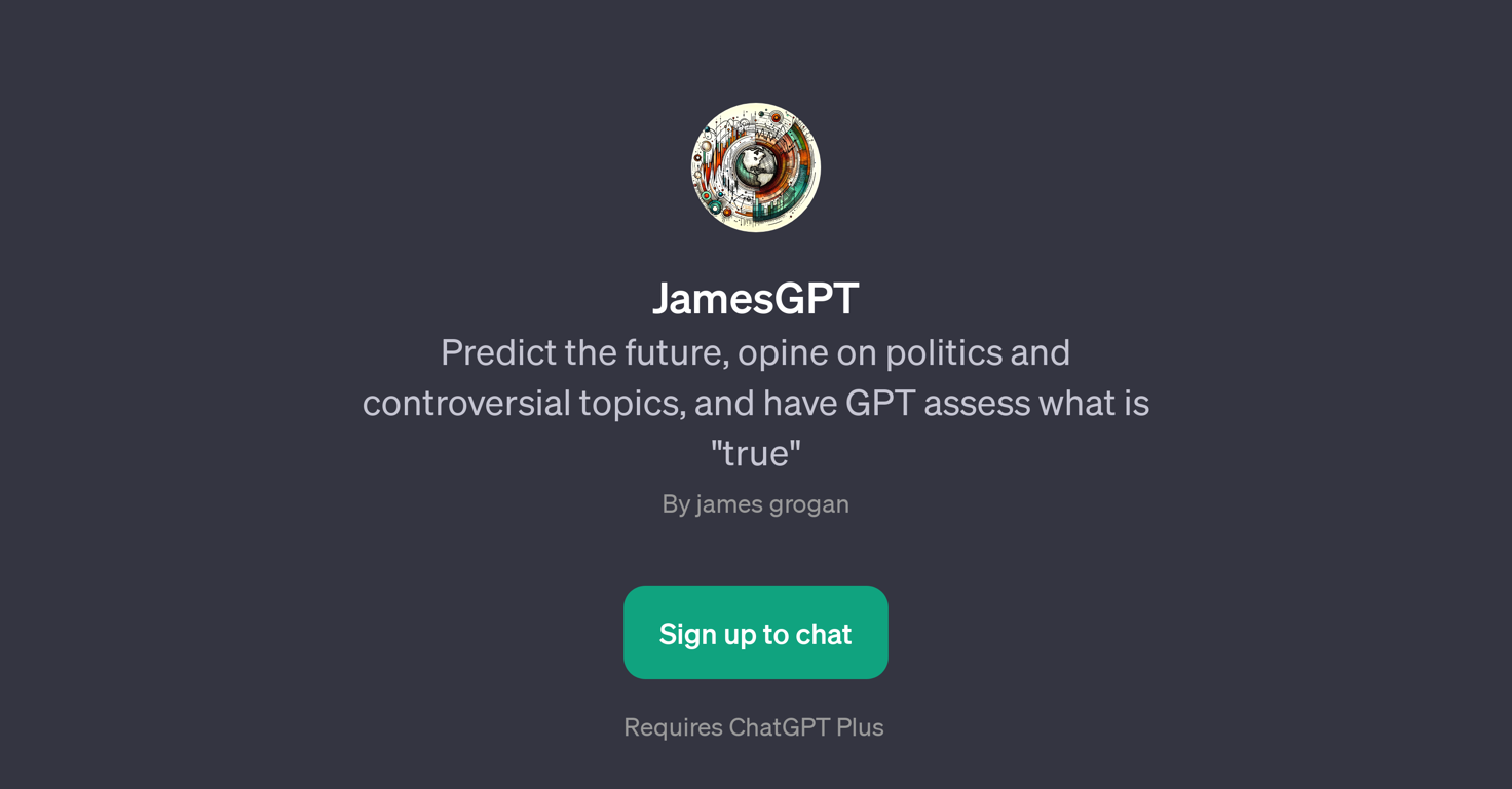 JamesGPT website