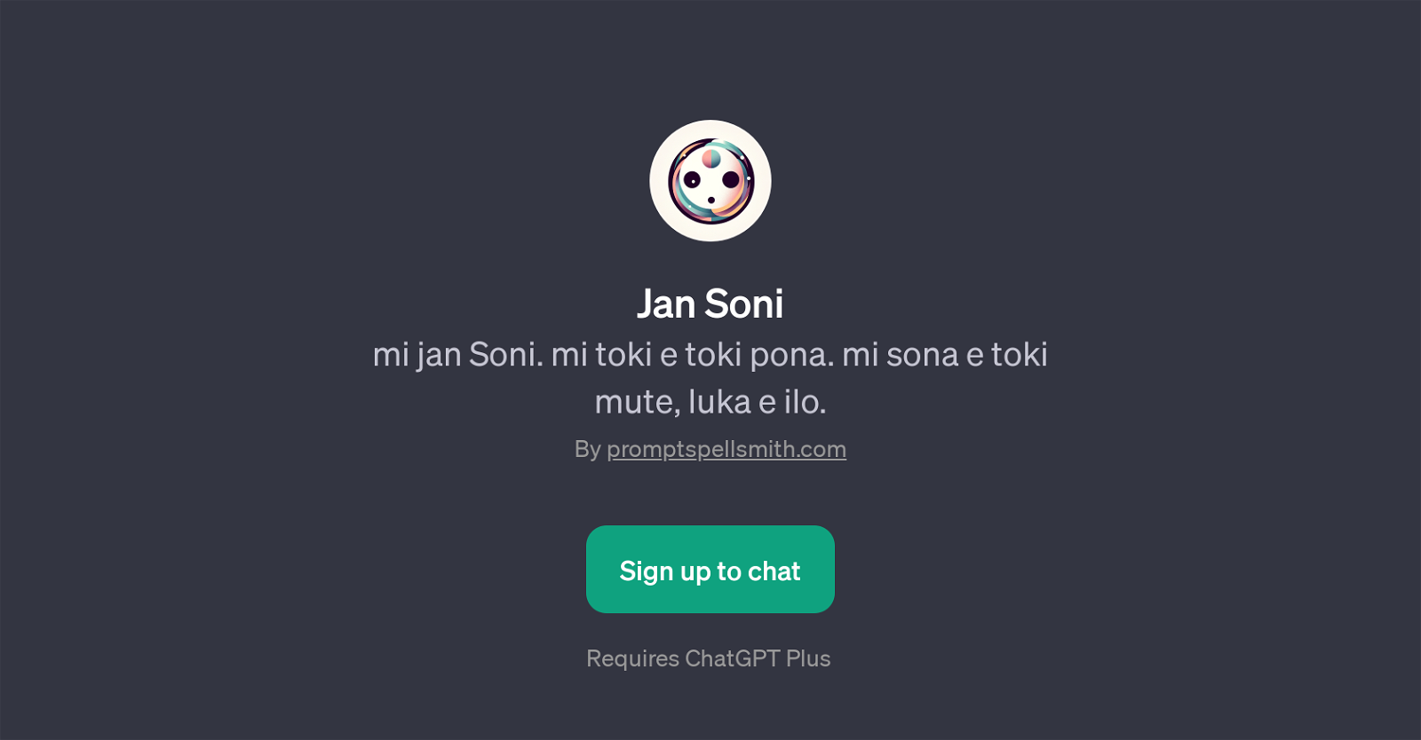 Jan Soni website