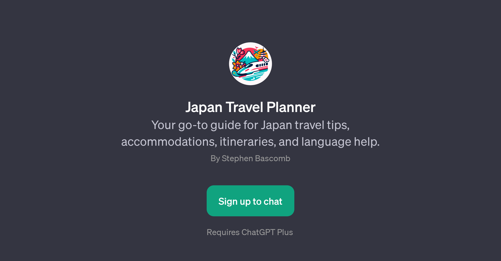 Japan Travel Planner website
