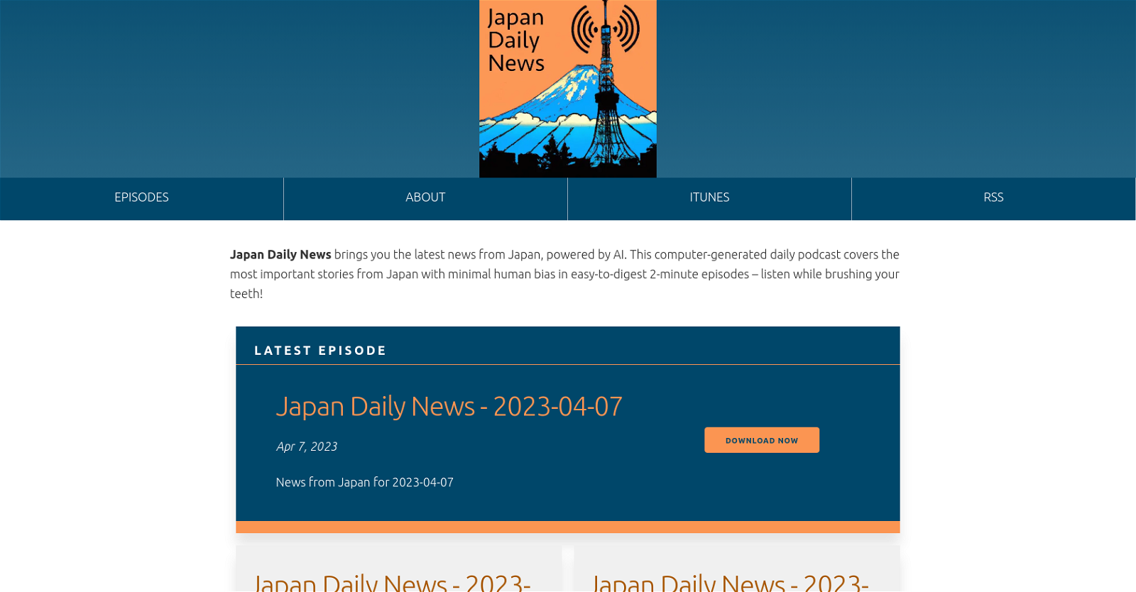 Japandailynews website