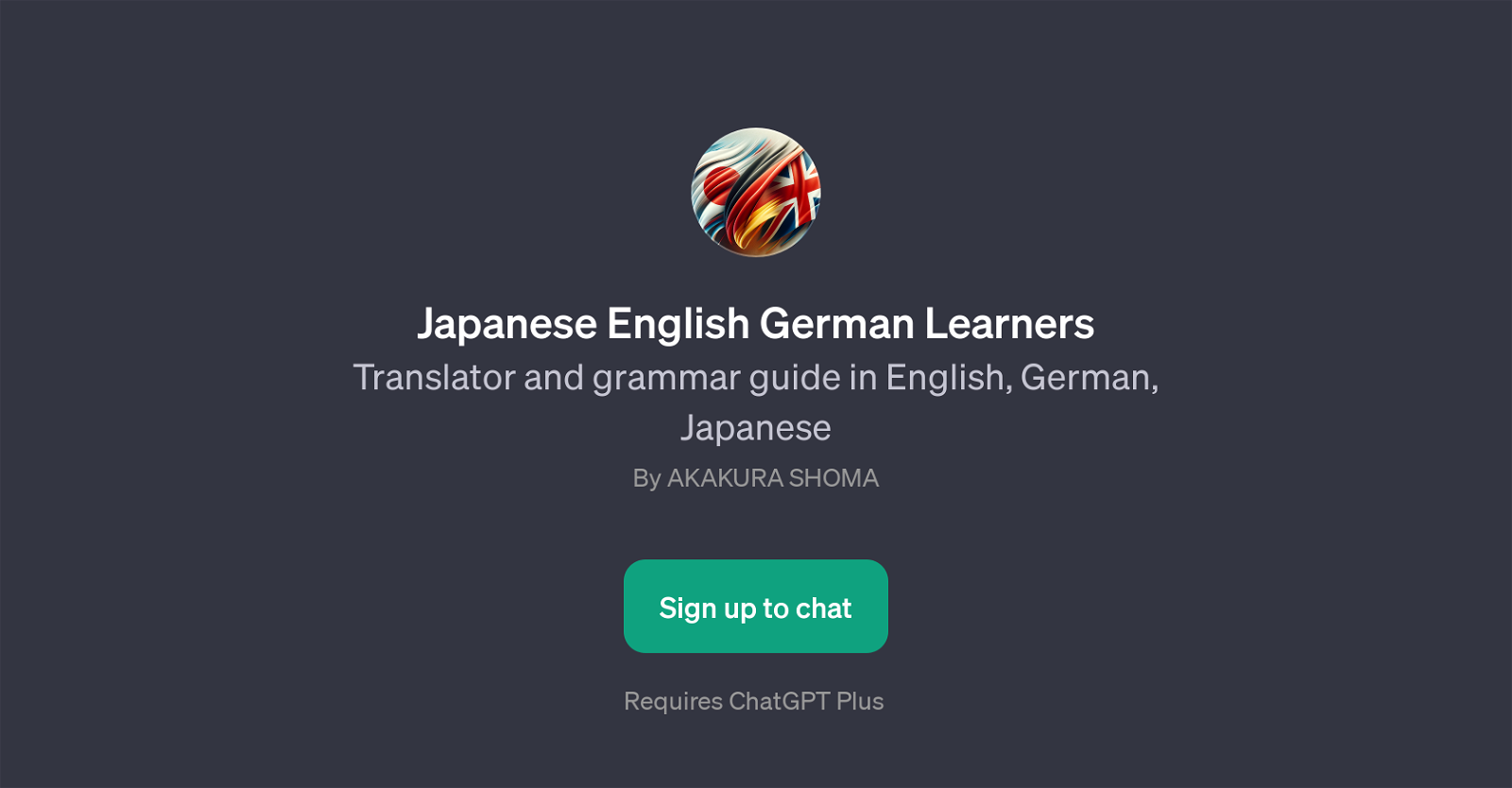 Japanese English German Learners website
