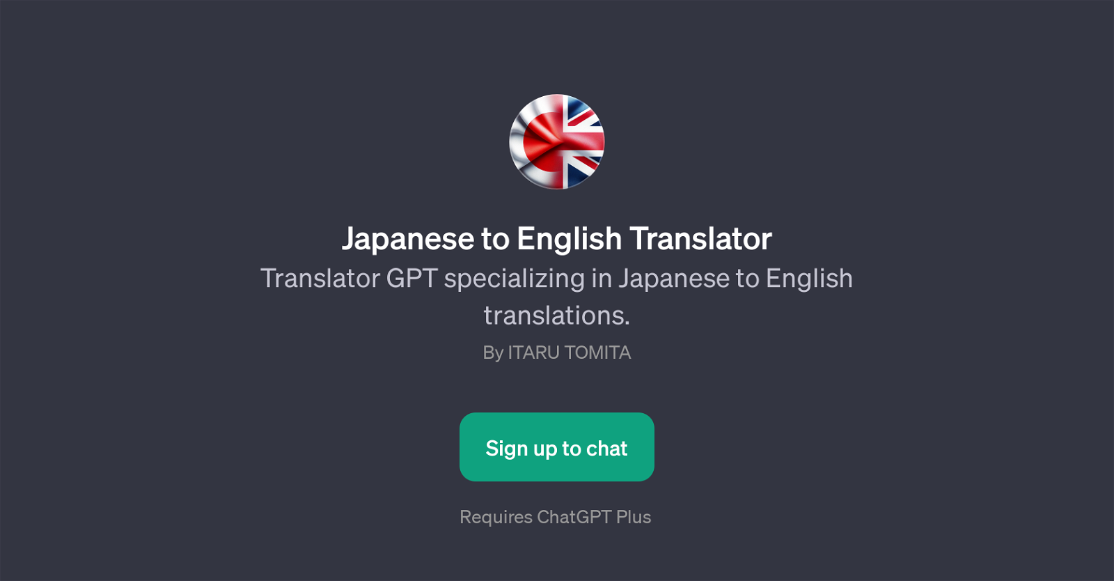 Japanese to English Translator website