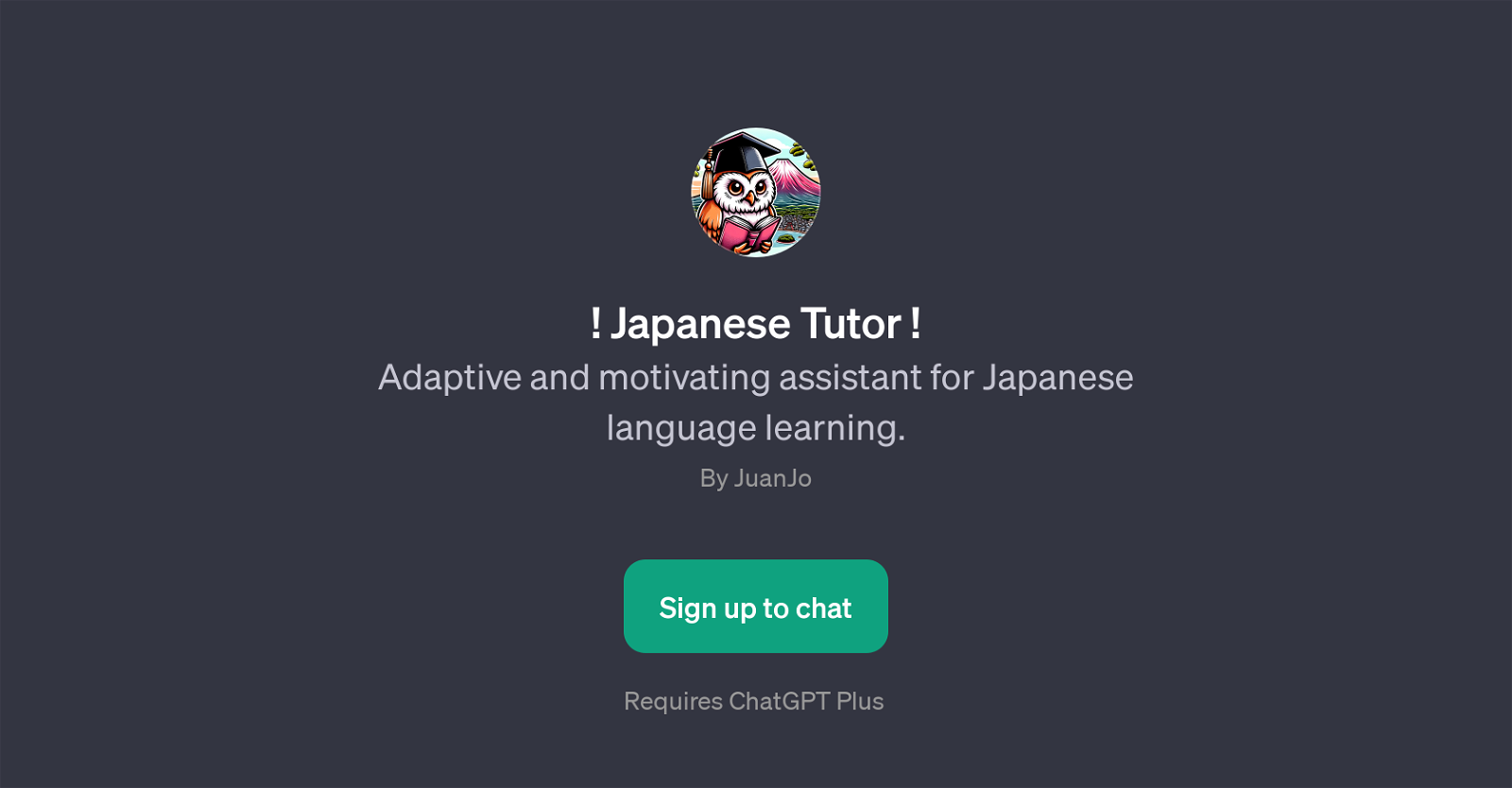 Japanese Tutor website