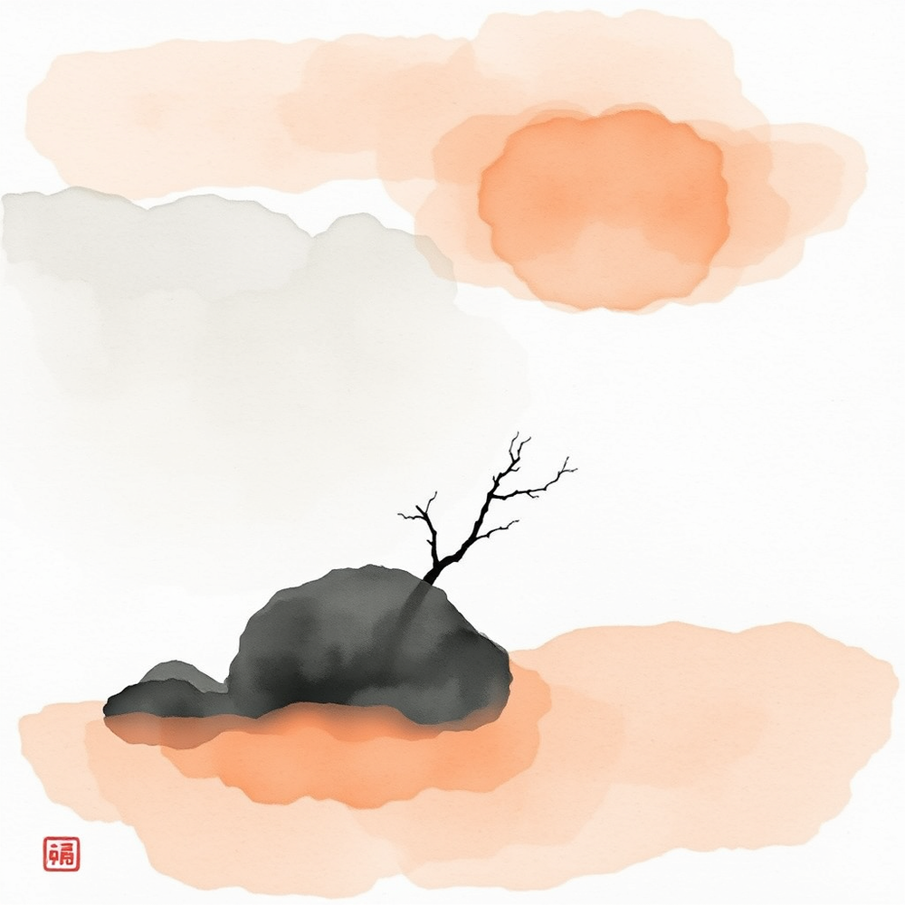 Japanese watercolor style website