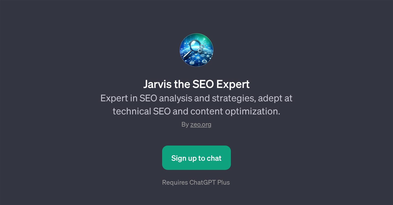 Jarvis the SEO Expert website