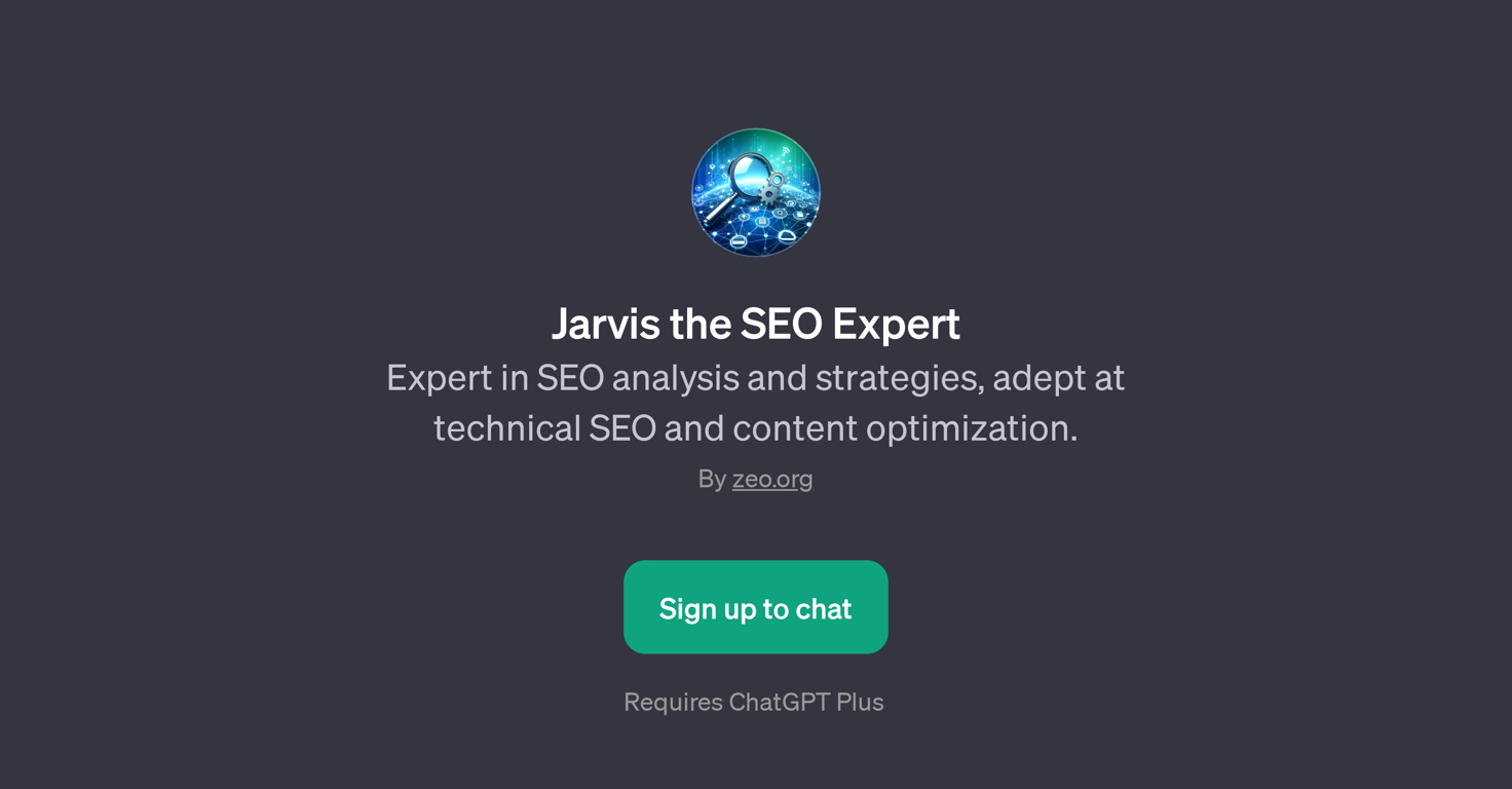 Jarvis the SEO Expert website
