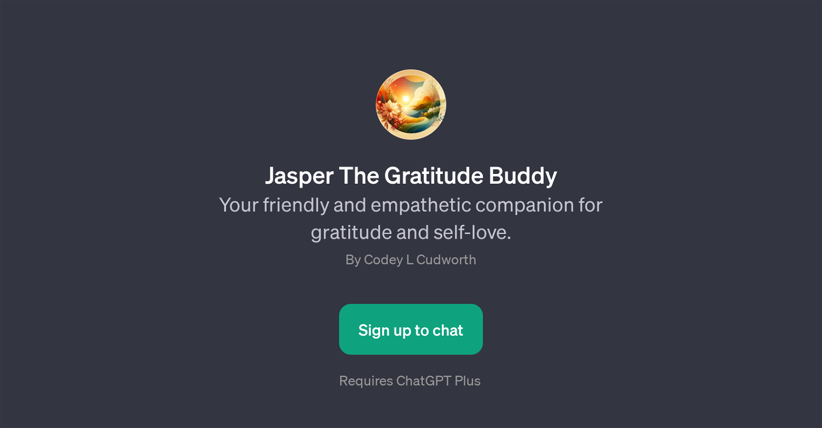 Jasper The Gratitude Buddy website