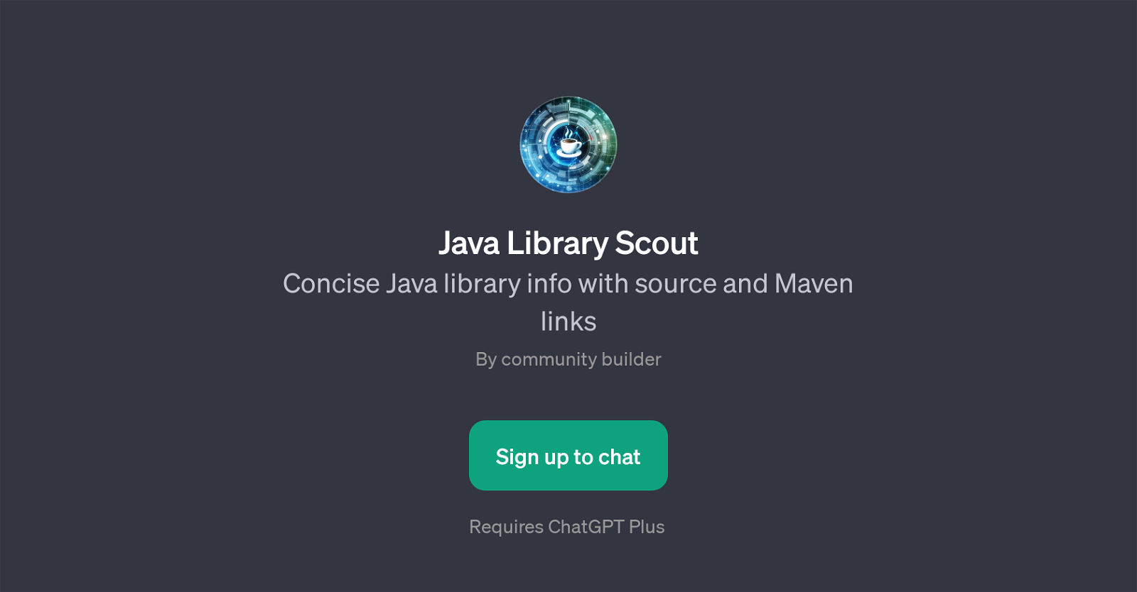 Java Library Scout website