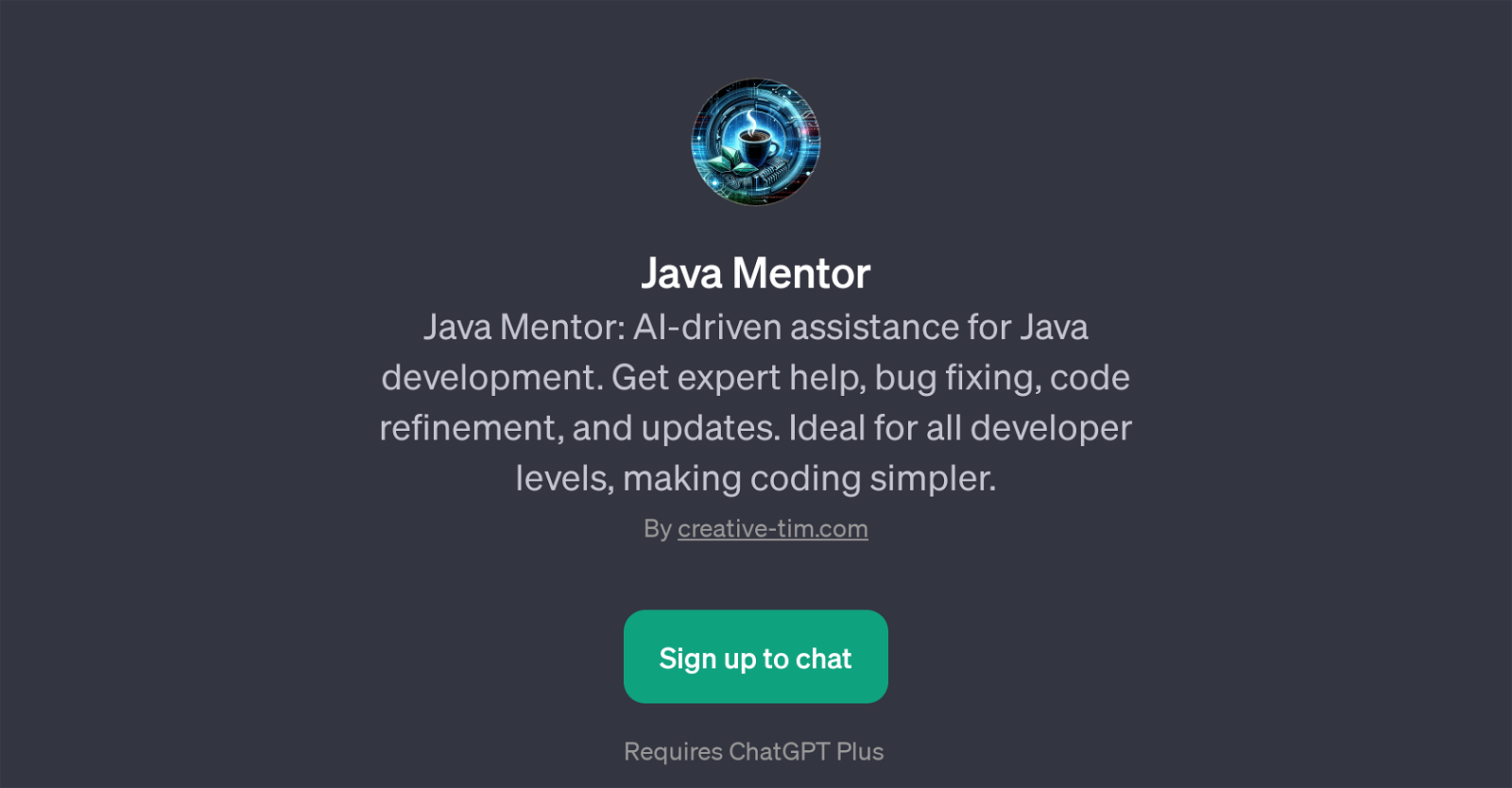 Java Mentor website