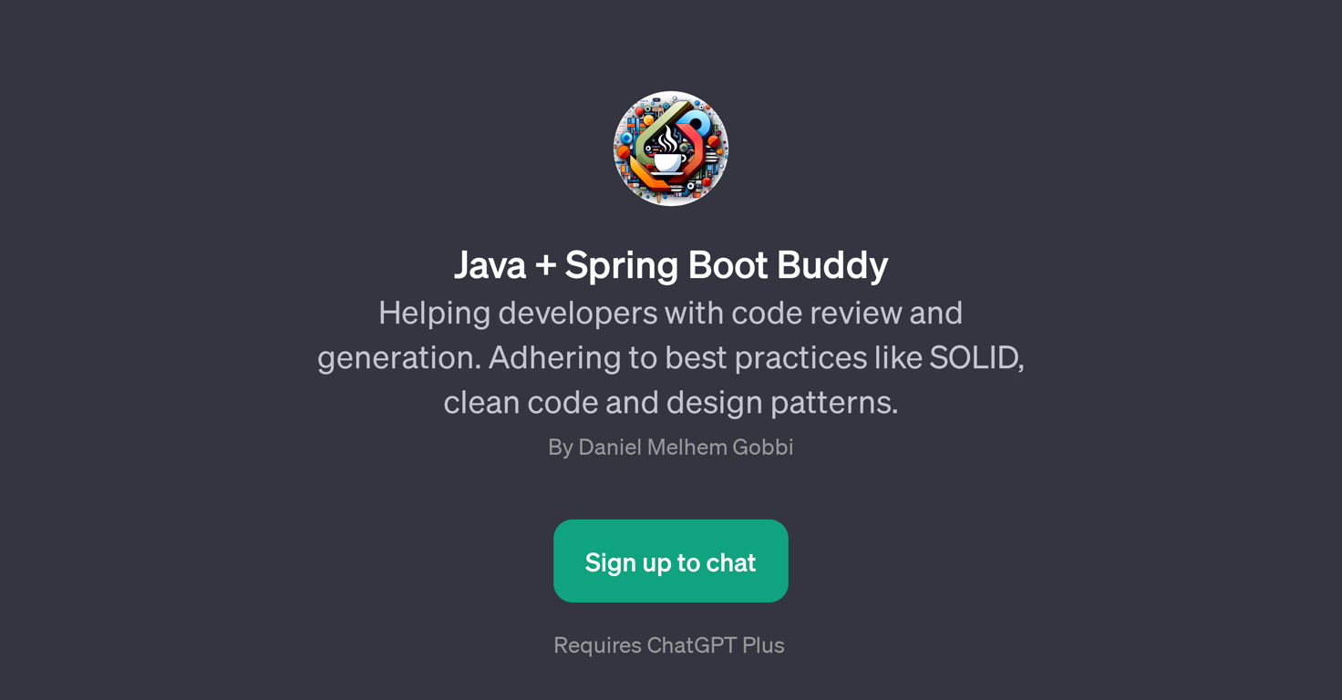 Java + Spring Boot Buddy website