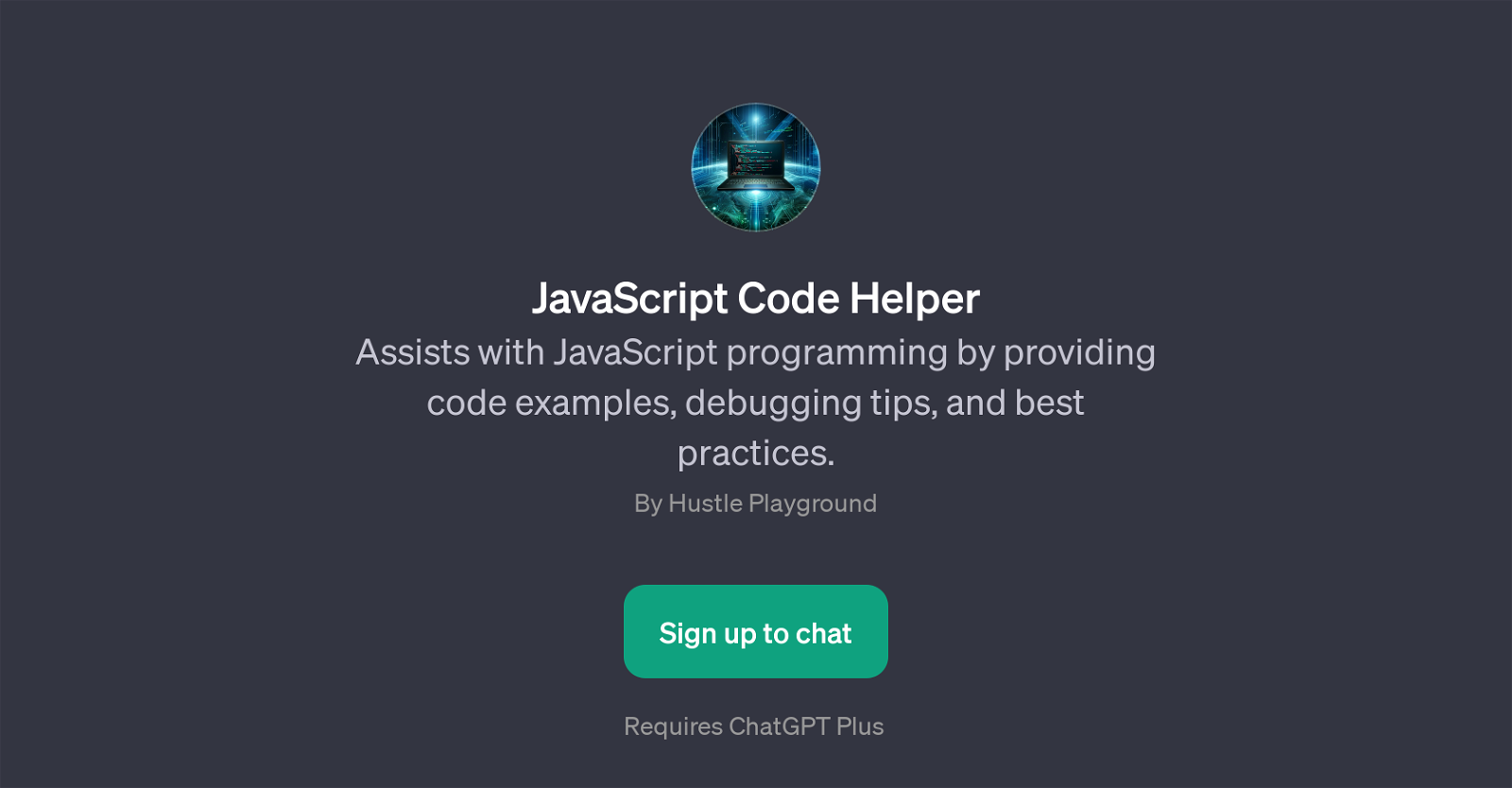 JavaScript Code Helper website