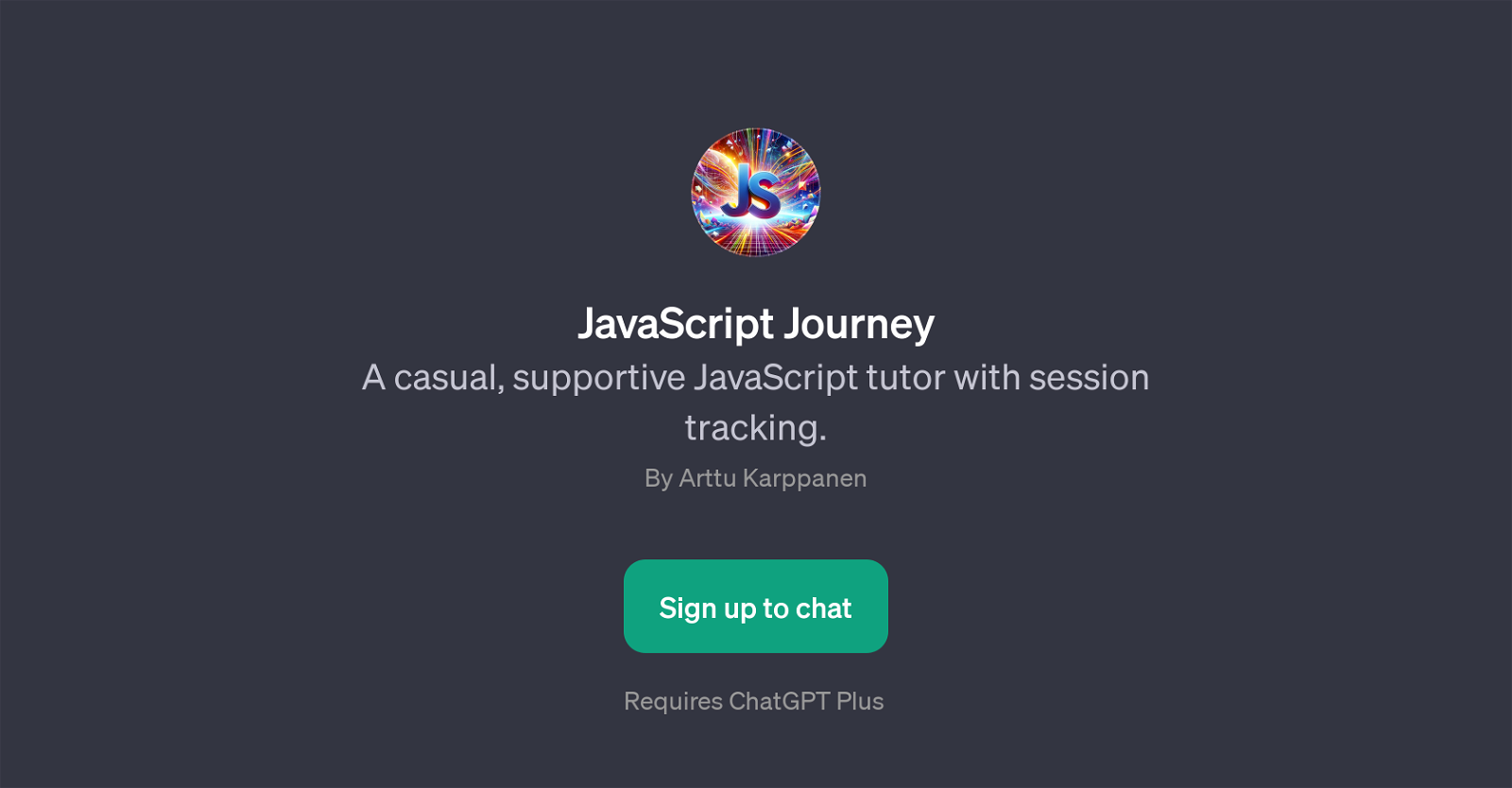 JavaScript Journey website