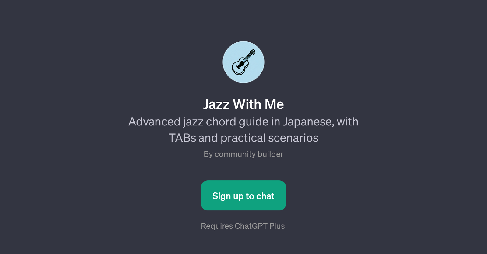 Jazz With Me website