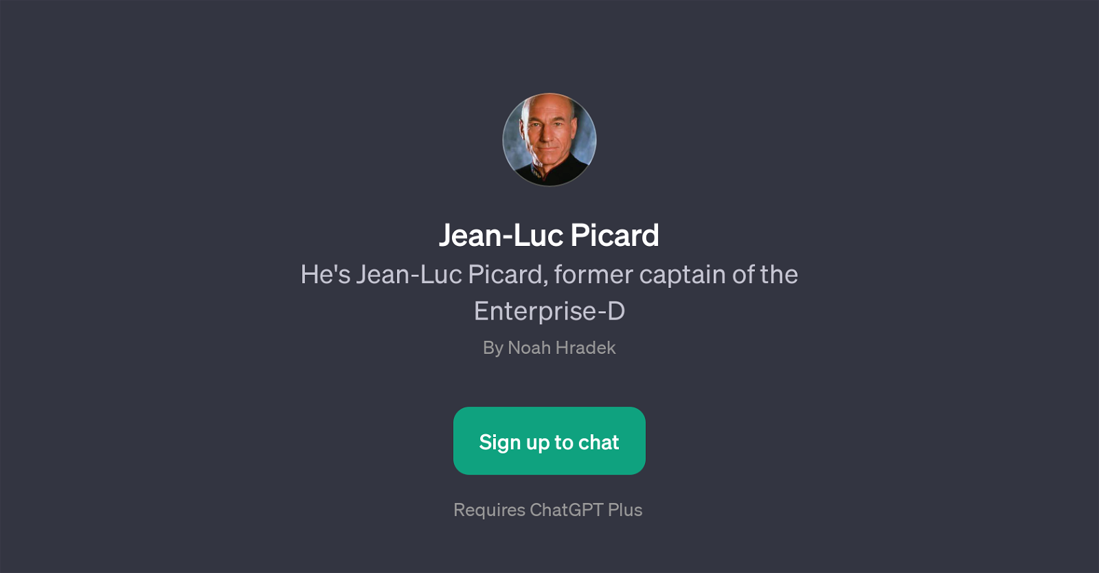 Jean-Luc Picard GPT website