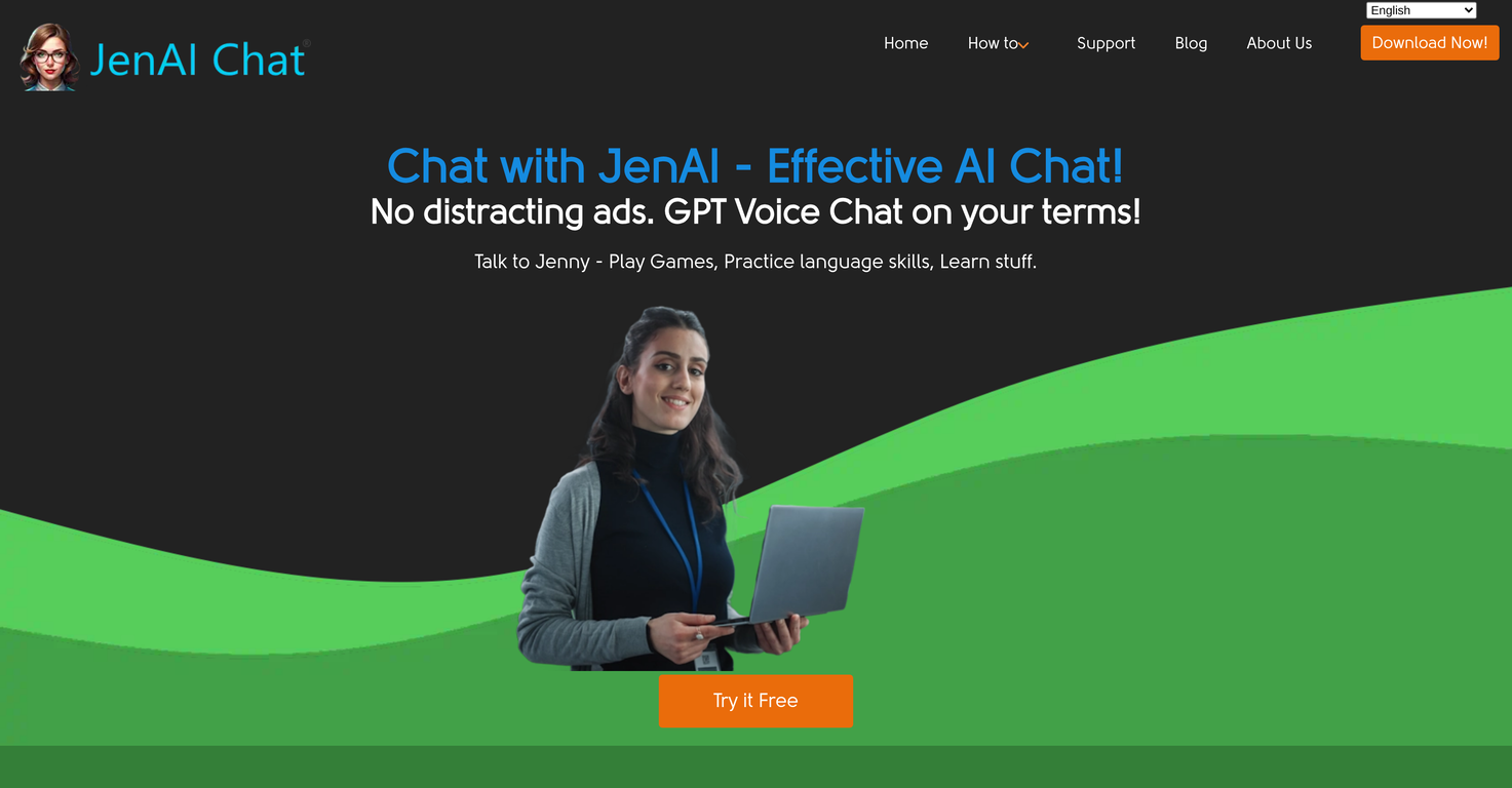 JenAI Chat website