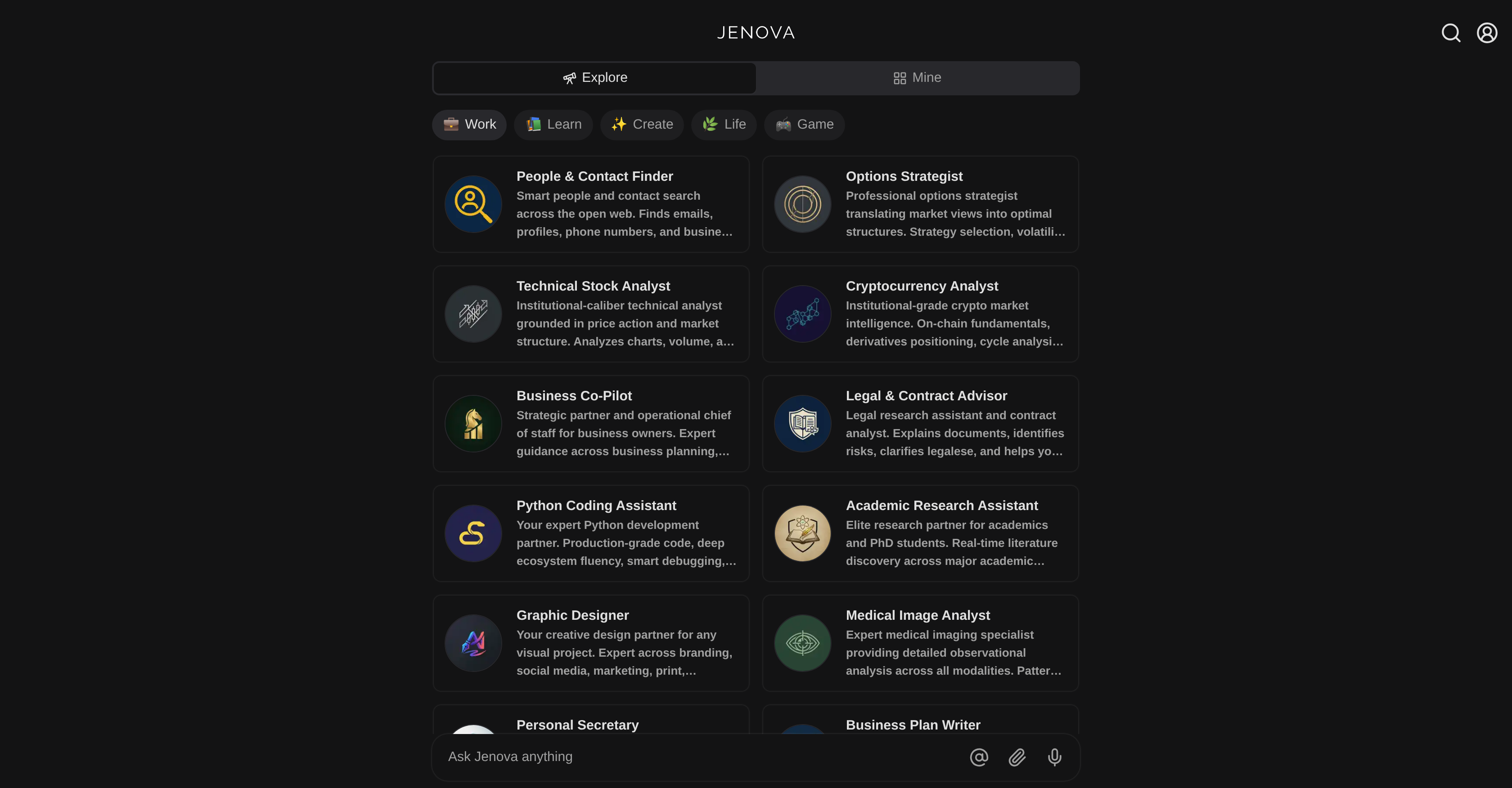 Jenova AI screenshot 1 Jenova AI screenshot 1