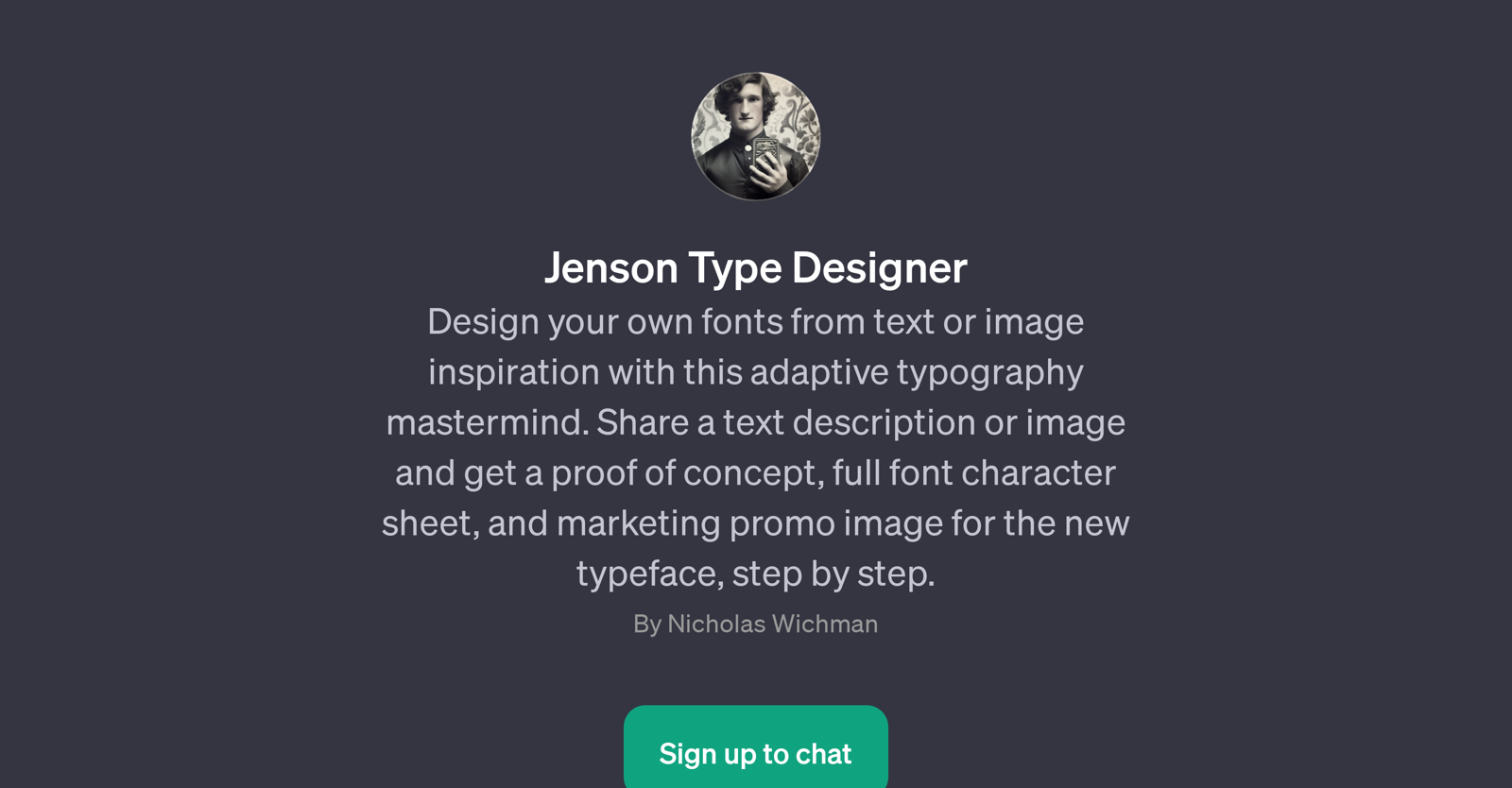 Jenson Type Designer website