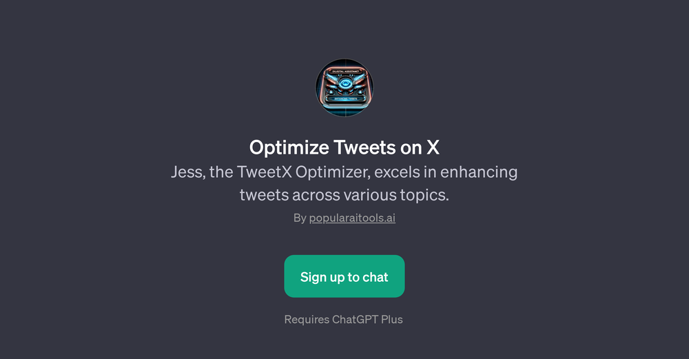 Jess, the TweetX Optimizer website