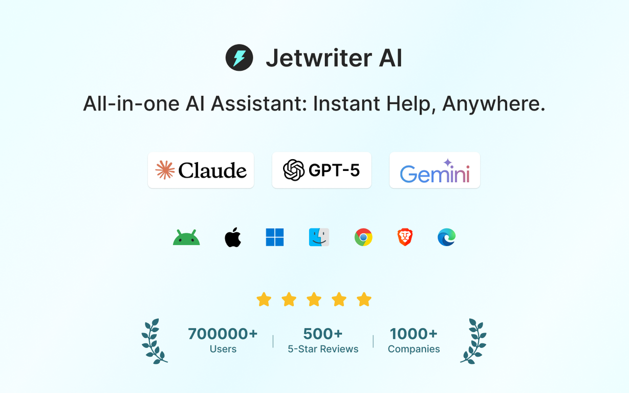 Jetwriter AI website