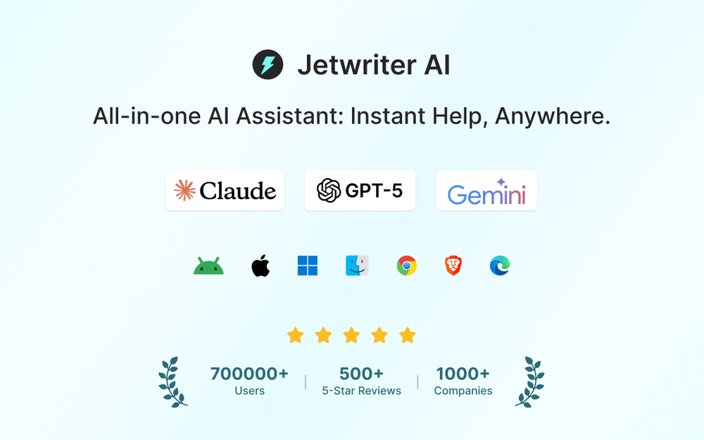Jetwriter AI website