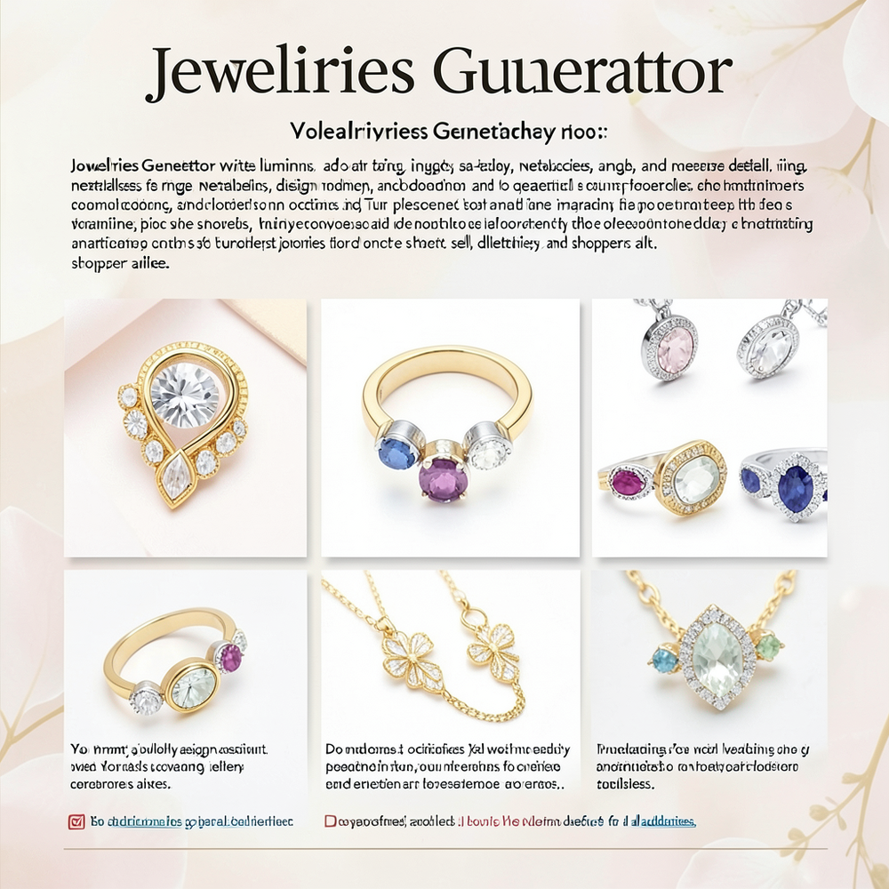jewelries generator website