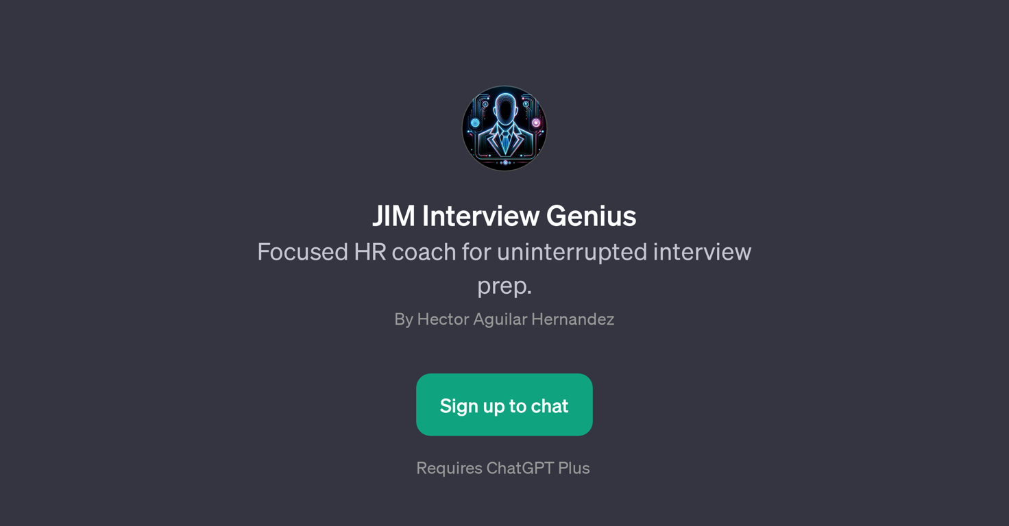JIM Interview Genius website