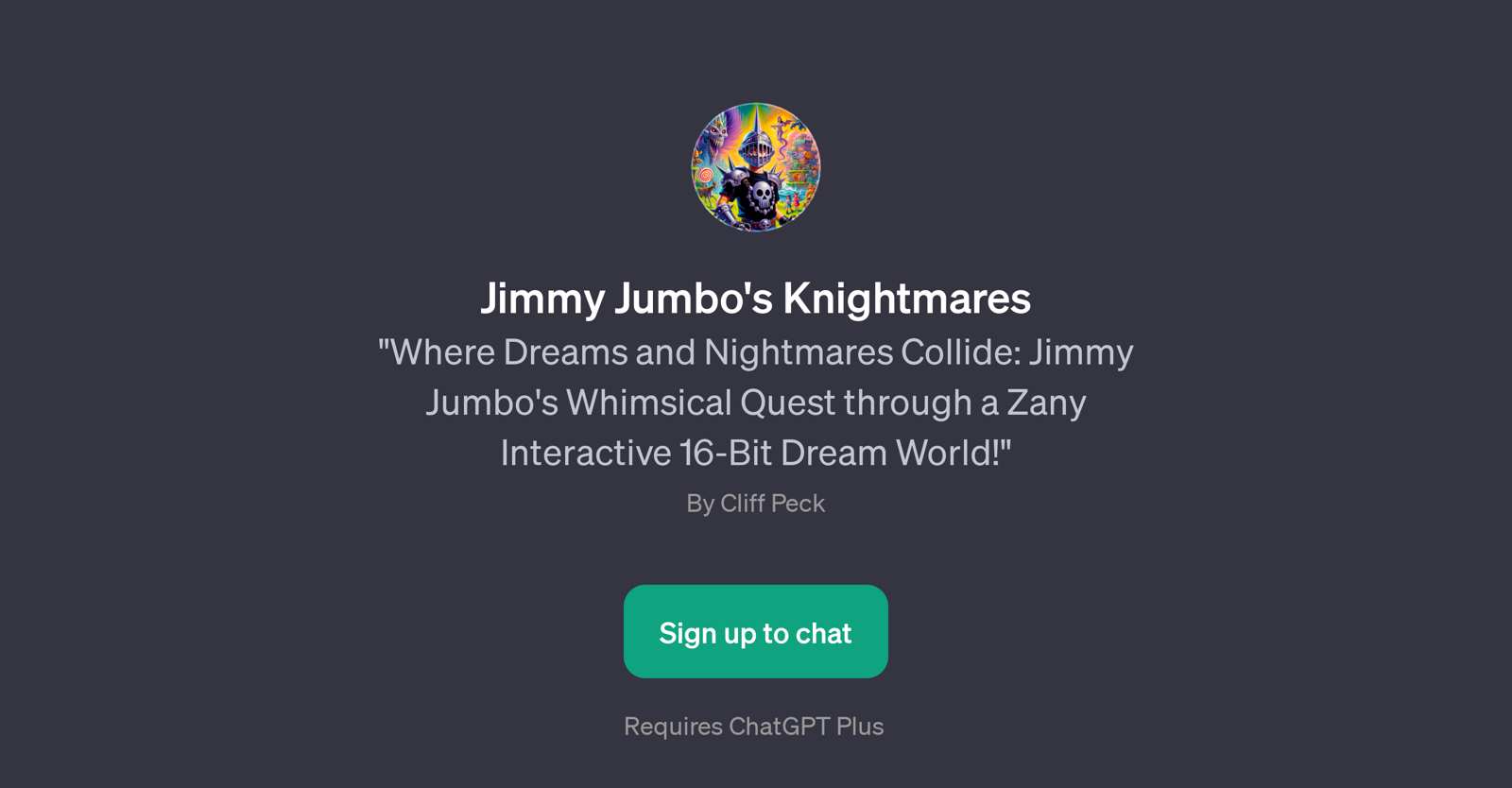 Jimmy Jumbo's Knightmares website
