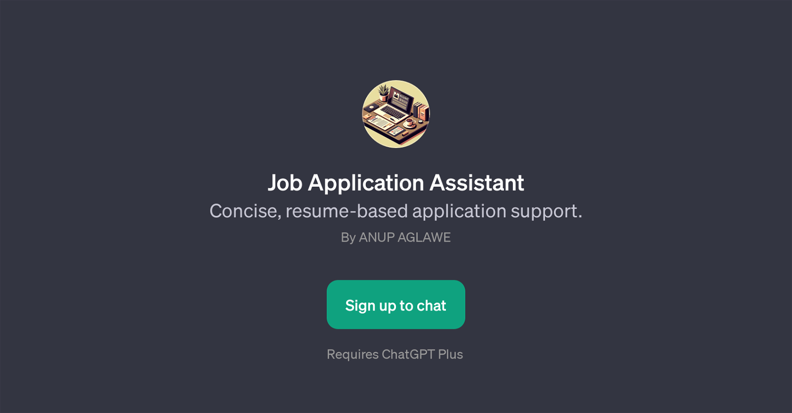 Job Application Assistant website