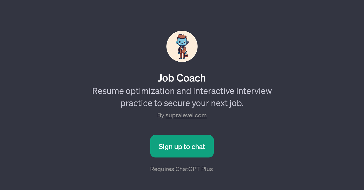 Job Coach website