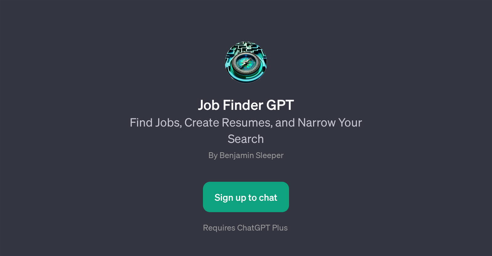 Job Finder GPT website