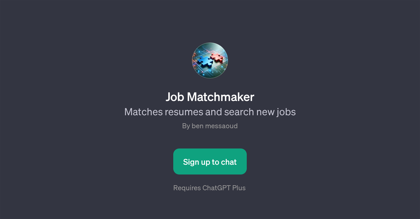 Job Matchmaker website