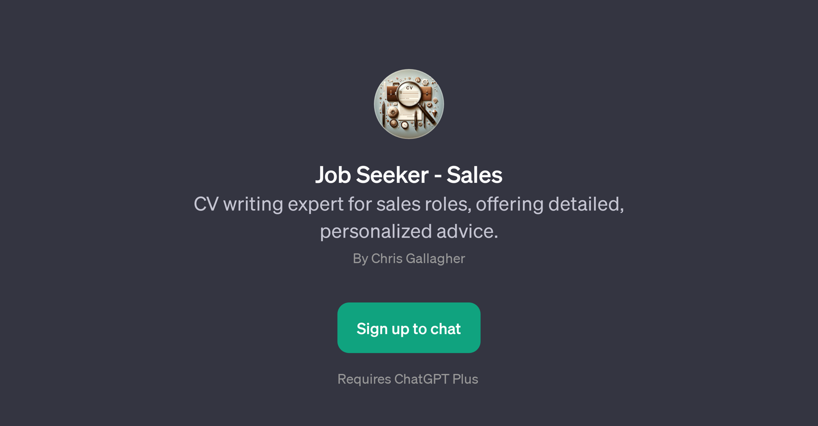 Job Seeker - Sales website