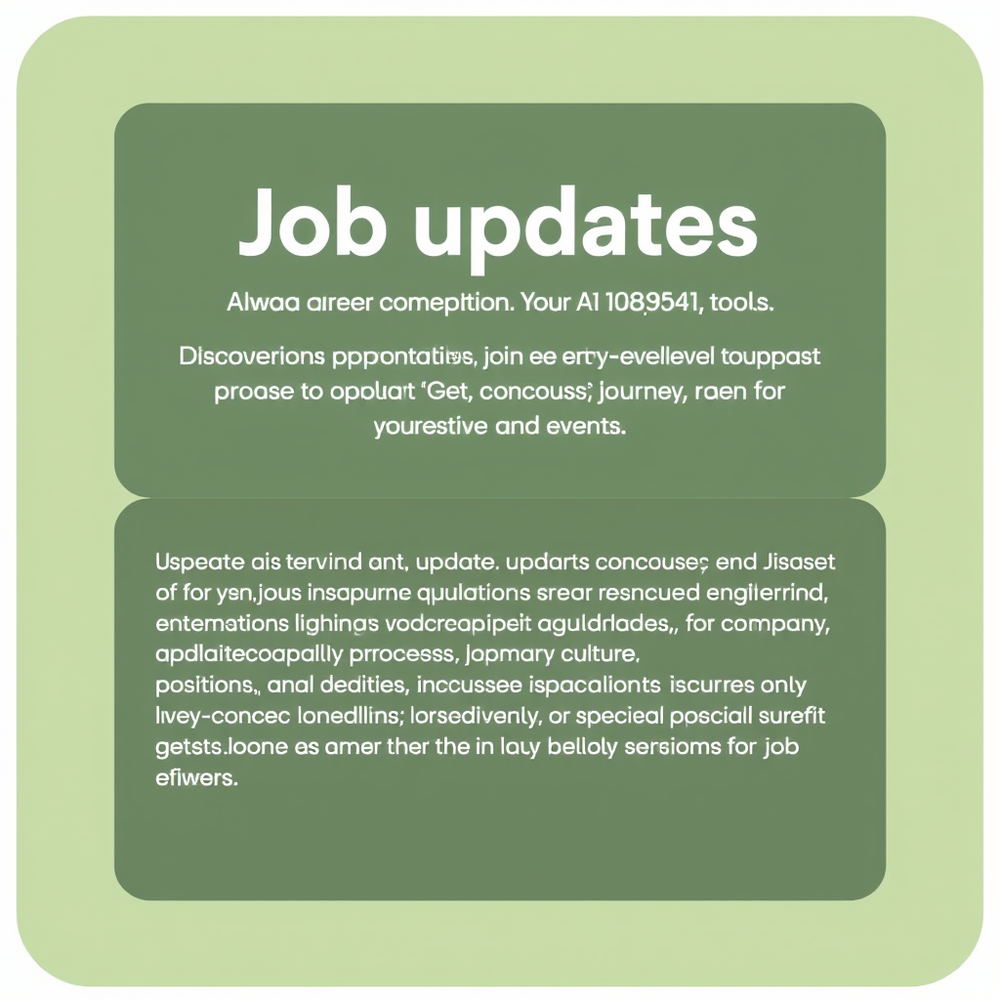 Job updates website
