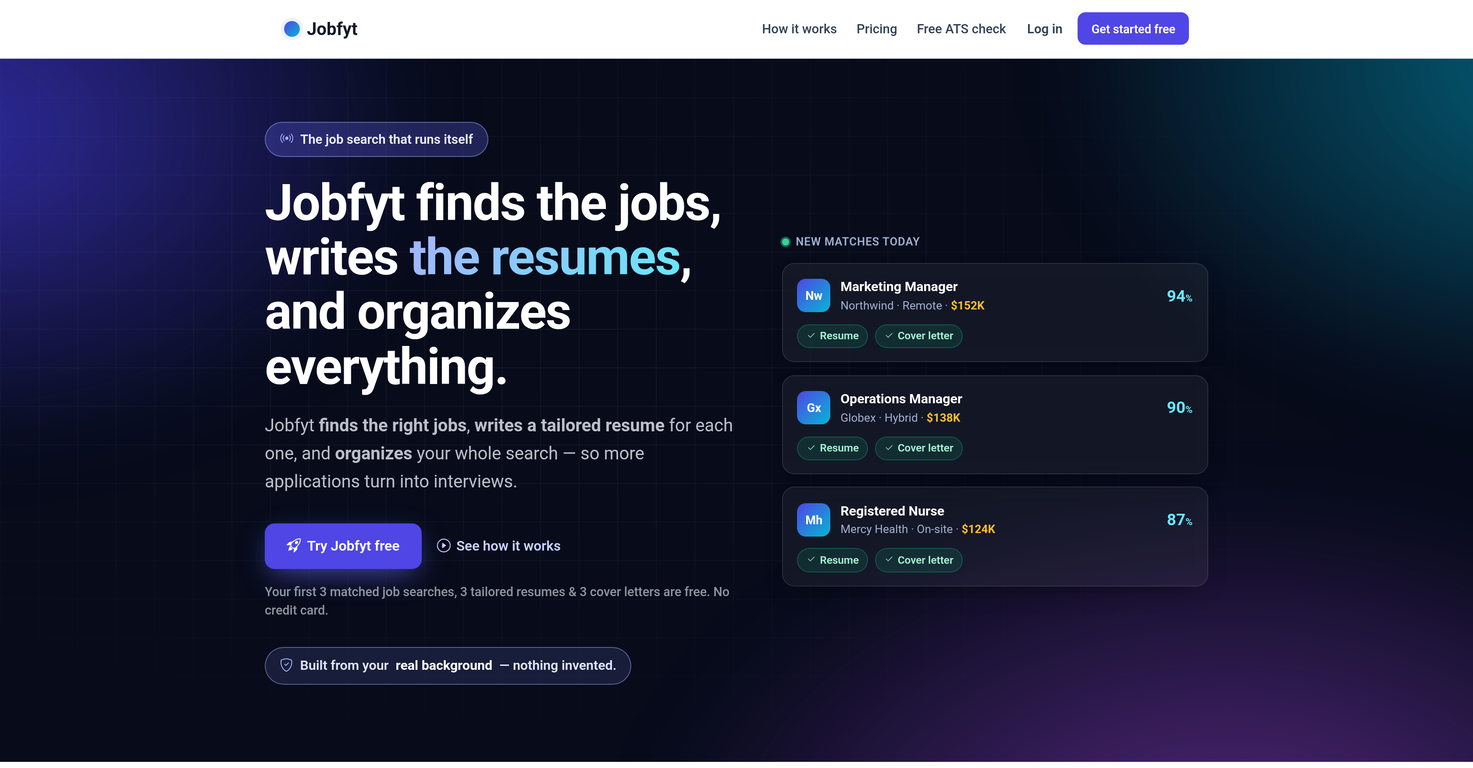 Jobfyt website