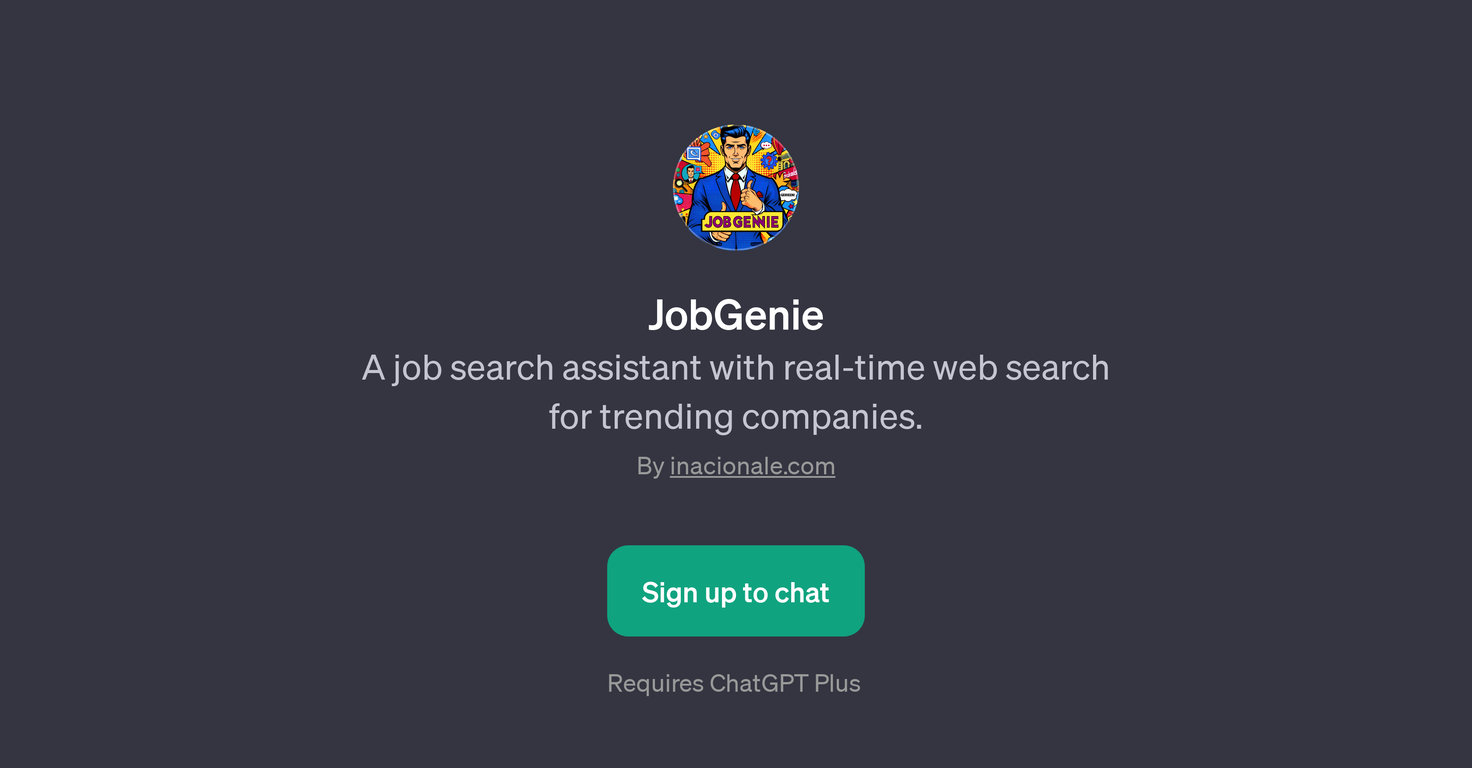 JobGenie website