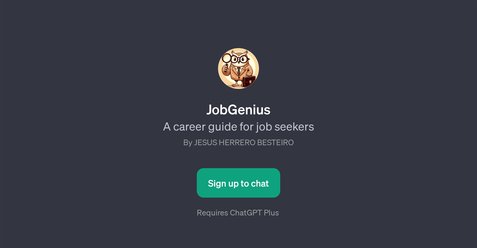 JobGenius website