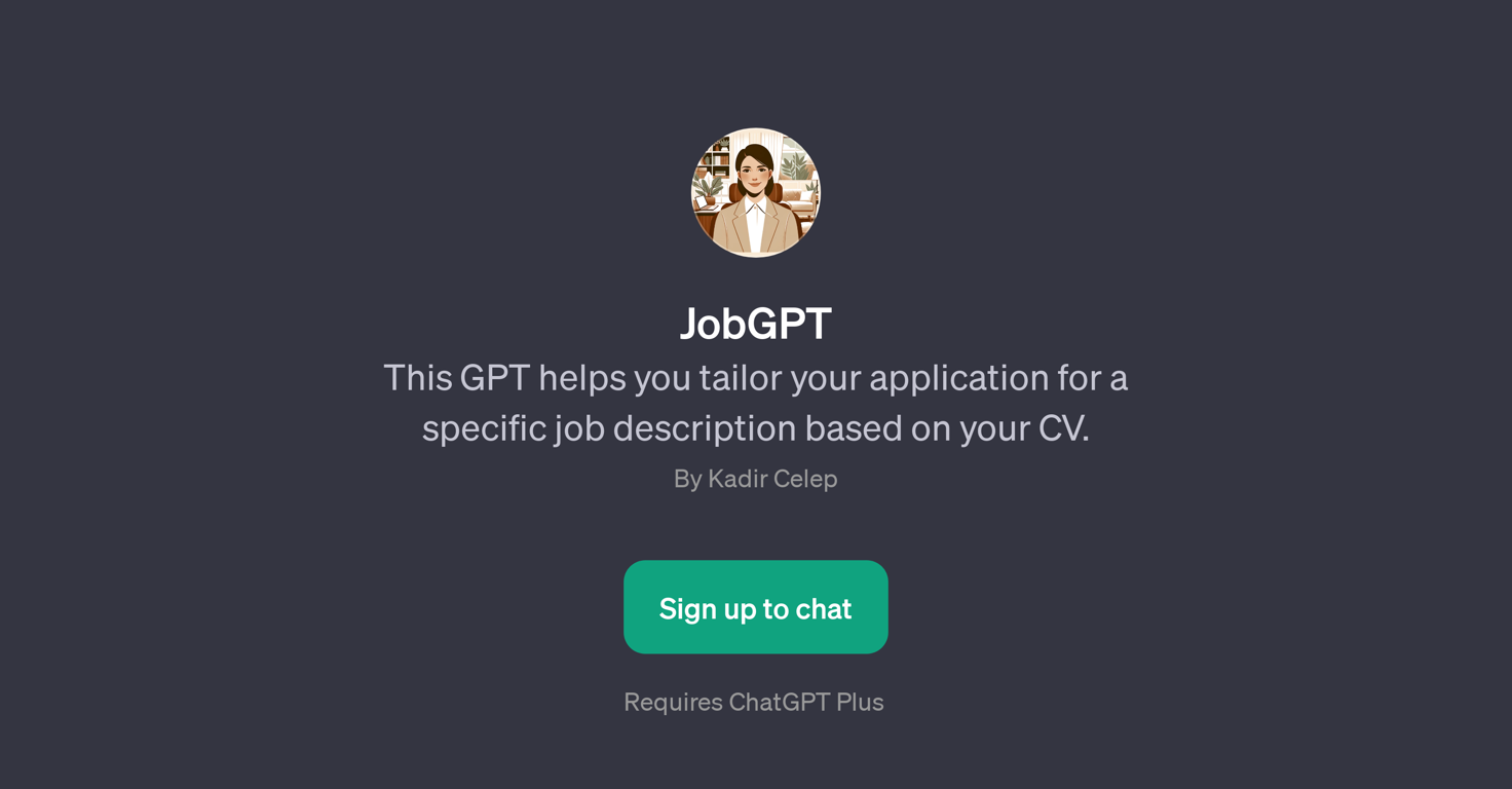 JobGPT website