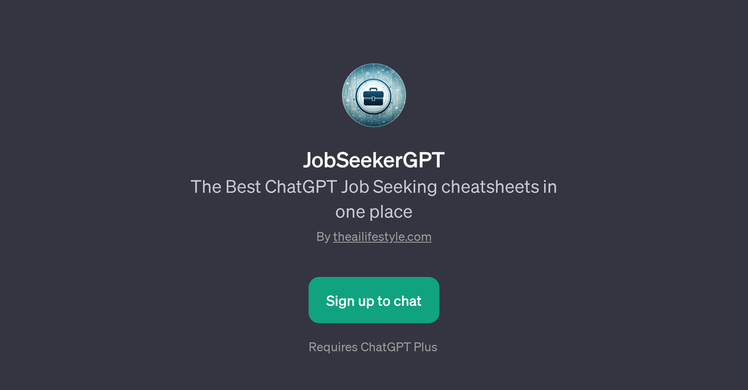 JobSeekerGPT website