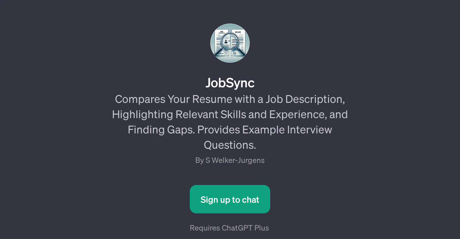 JobSync website