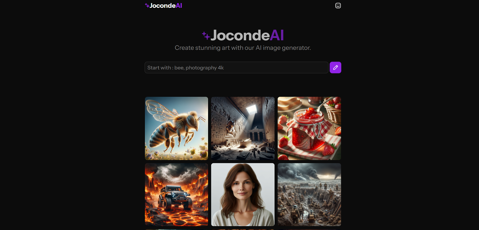 JocondeAI website