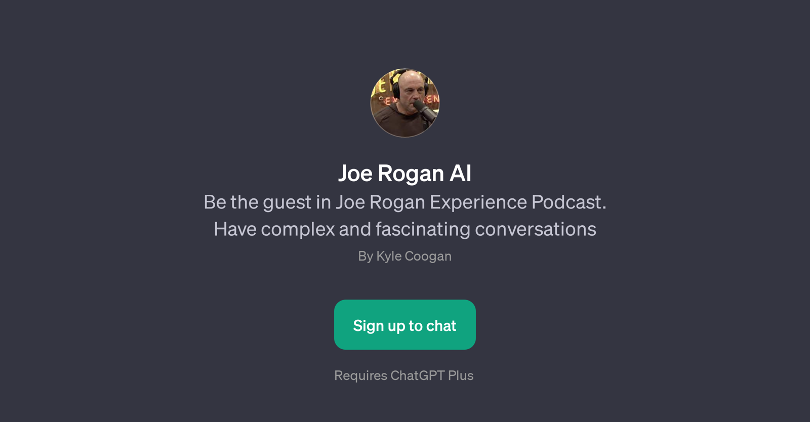 Joe Rogan AI website