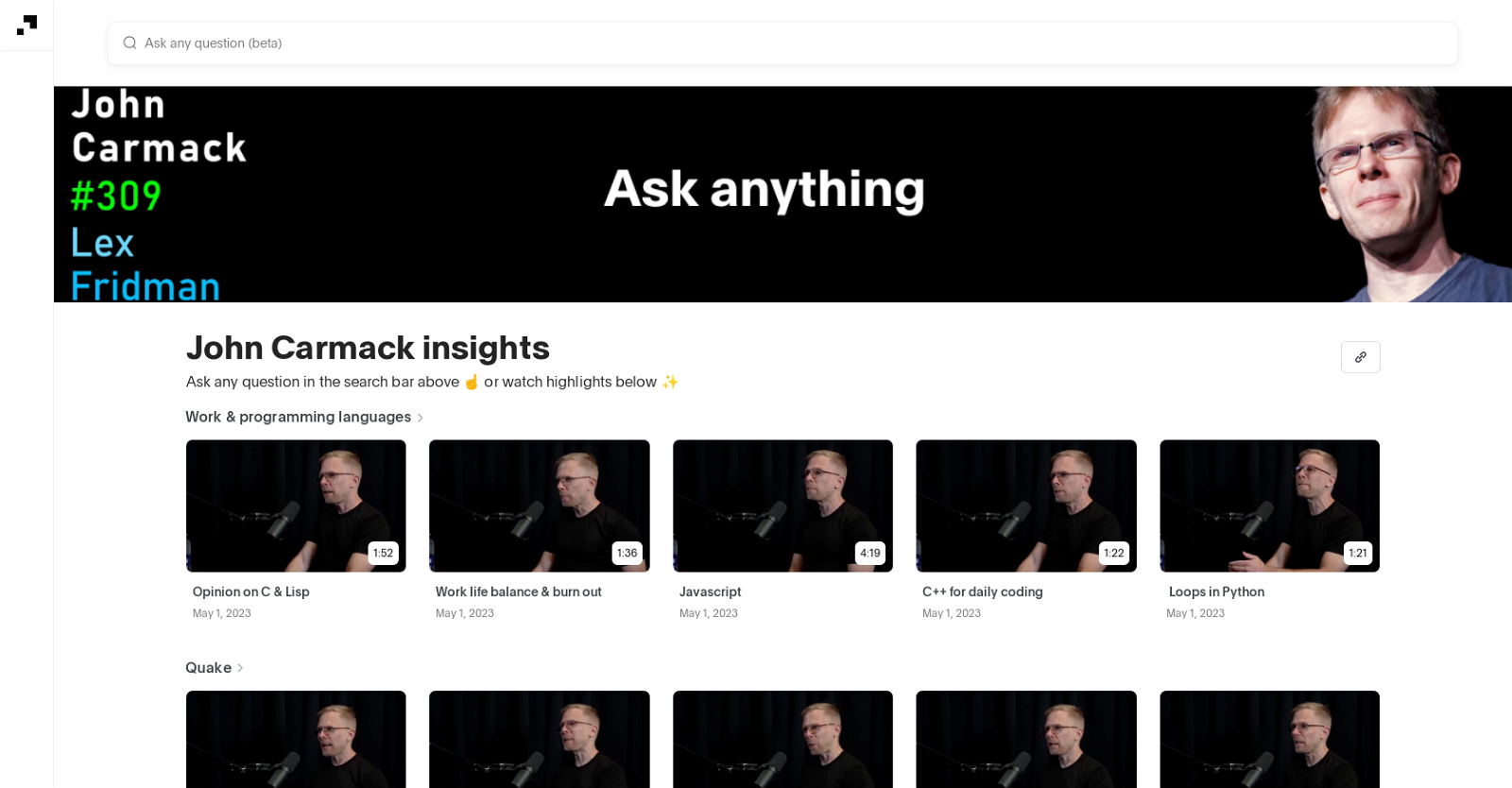 John Carmack insights website