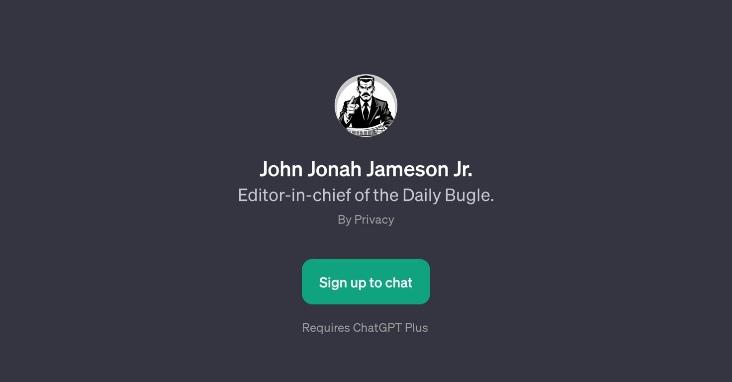 John Jonah Jameson Jr. website
