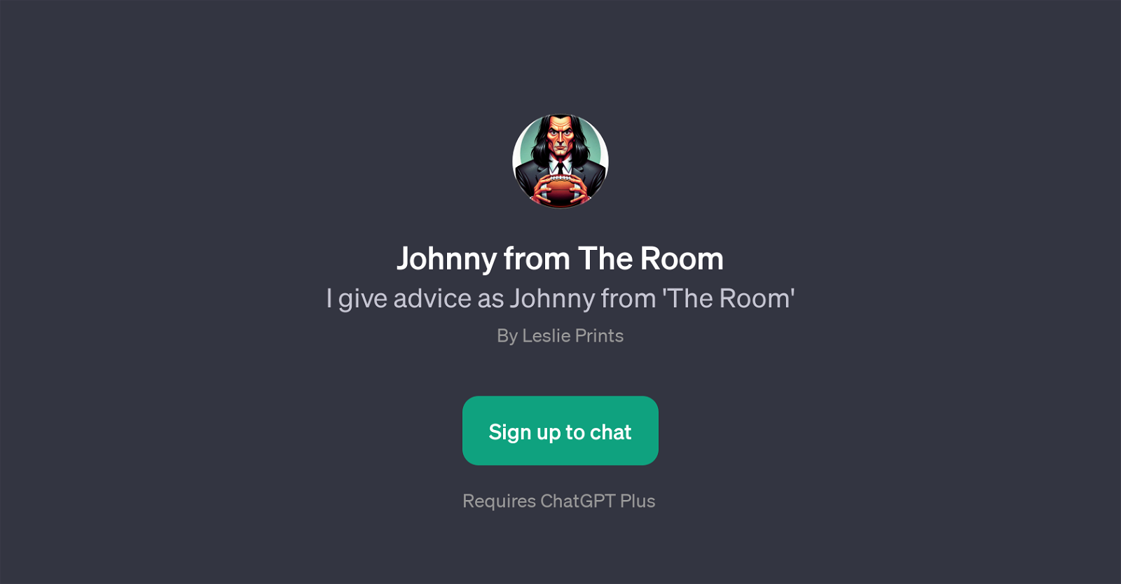 Johnny from The Room website