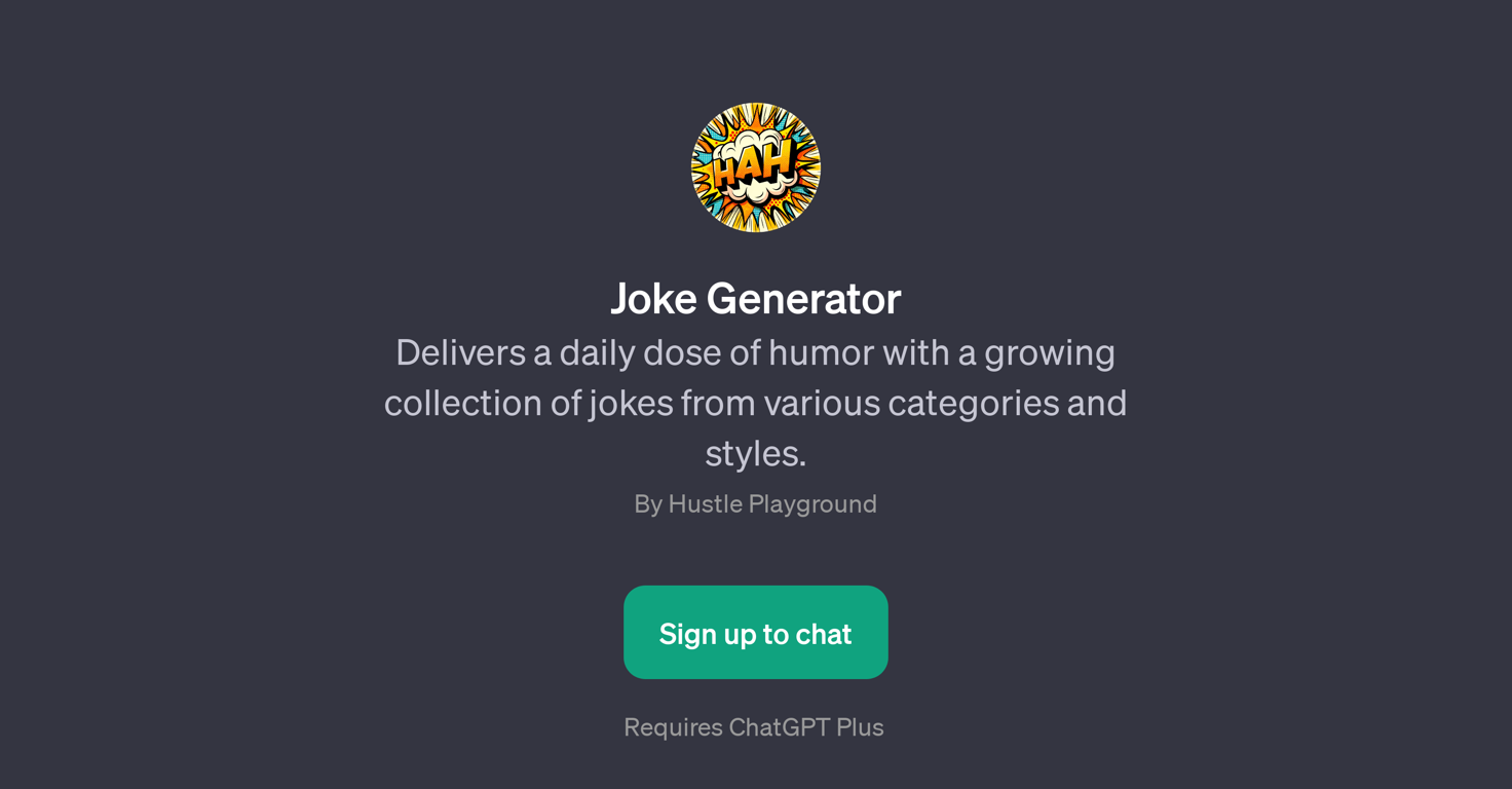 Joke Generator website