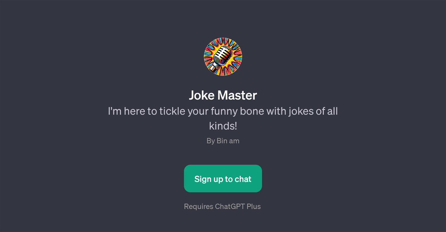 Joke Master website