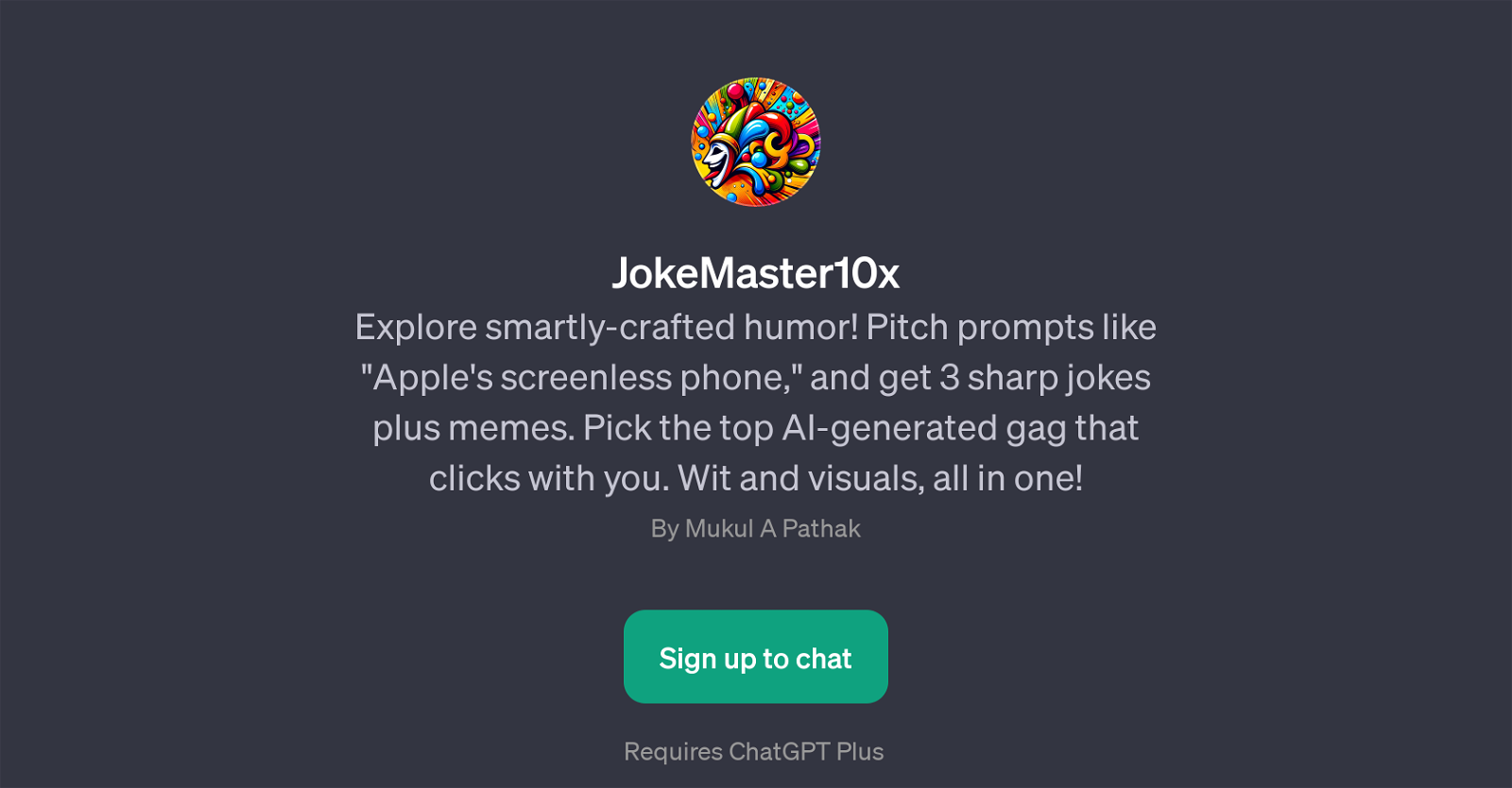 JokeMaster10x website