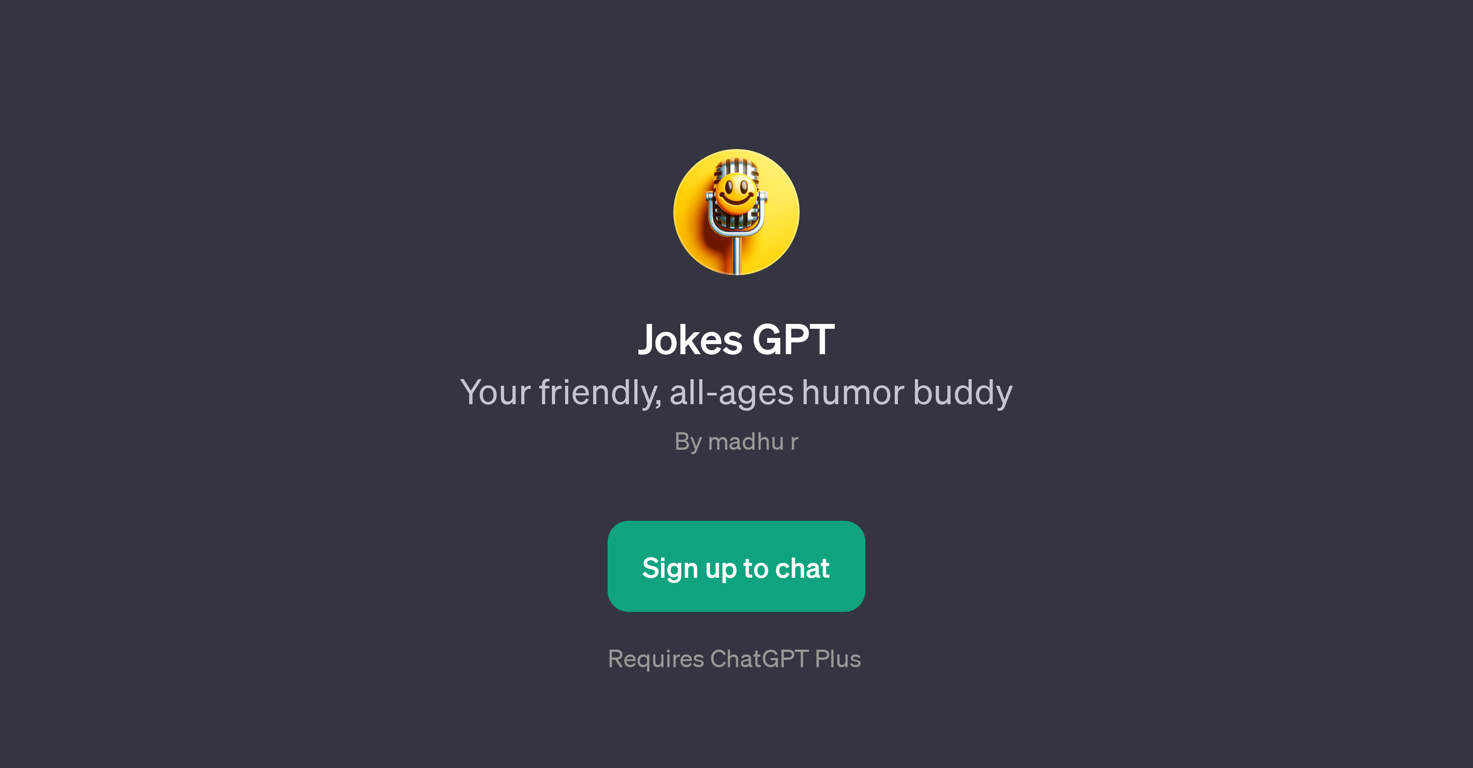 Jokes GPT website