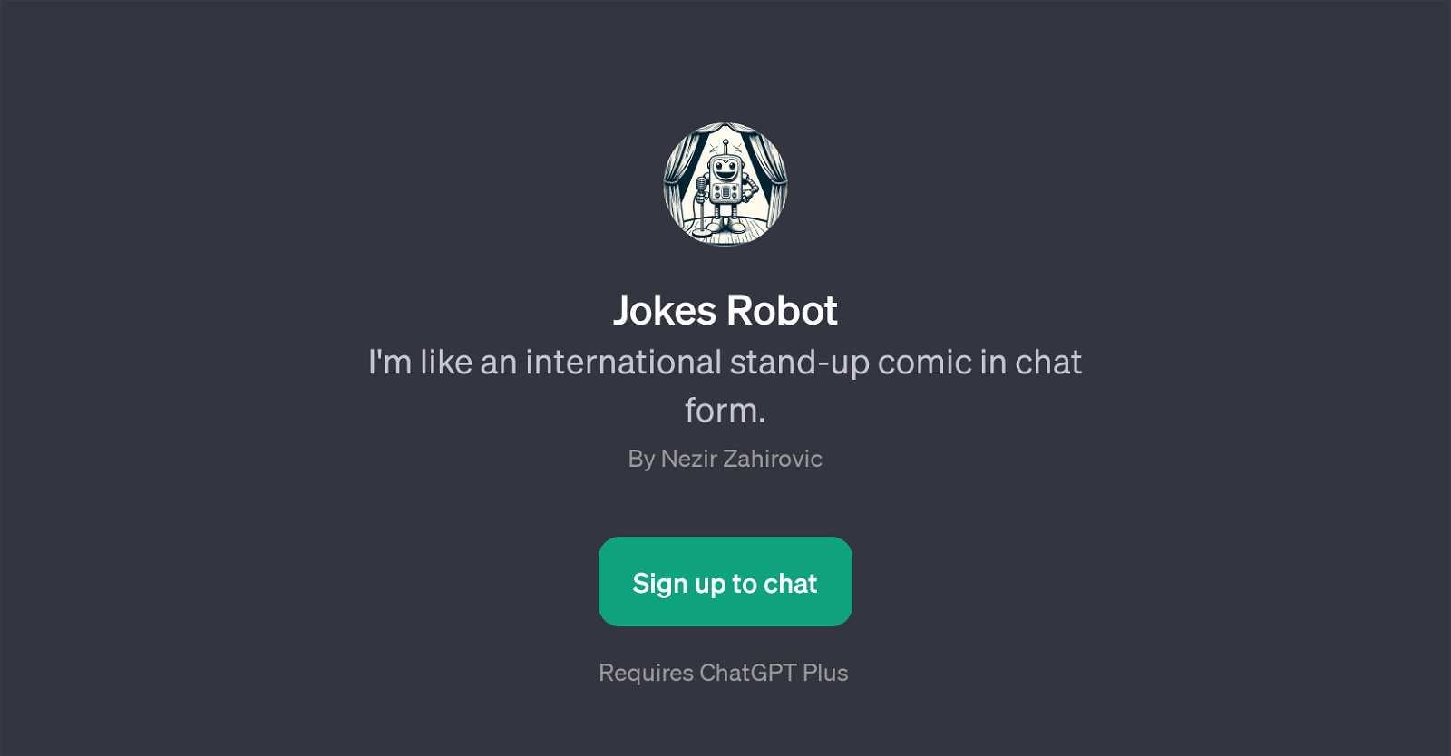 Jokes Robot website